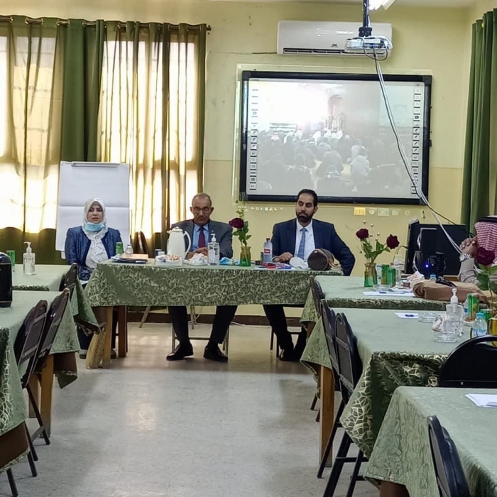 العياصرة يترأس اللقاء التوعوي الأول لوقفية التعليم في مدرسة فاطمة بنت الخطاب الثانوية الشاملة للبنات
