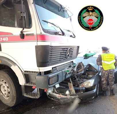 3 إصابات بتصادم 5 مركبات في الرصيفة