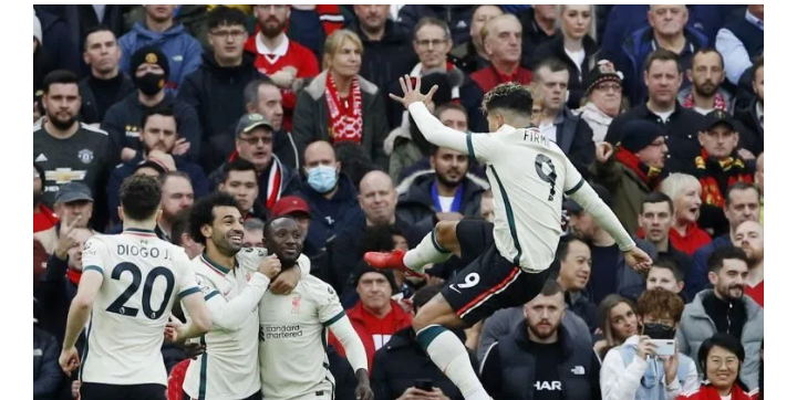 صلاح ورفاقه يهينون مانشستر يونايتد في أولد ترافورد