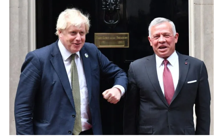 الملك يلتقي جونسون في لندن