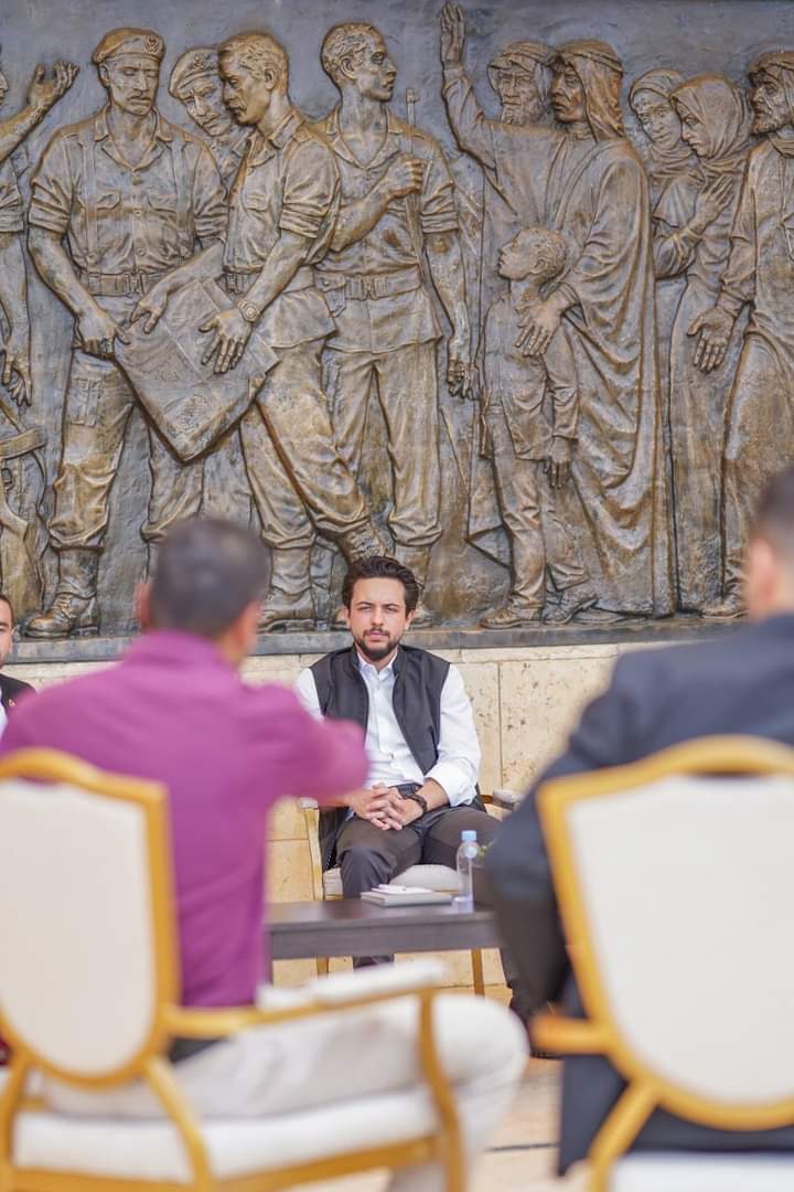 ولي العهد يلتقي بشباب من مختلف القطاعات في الرمثا