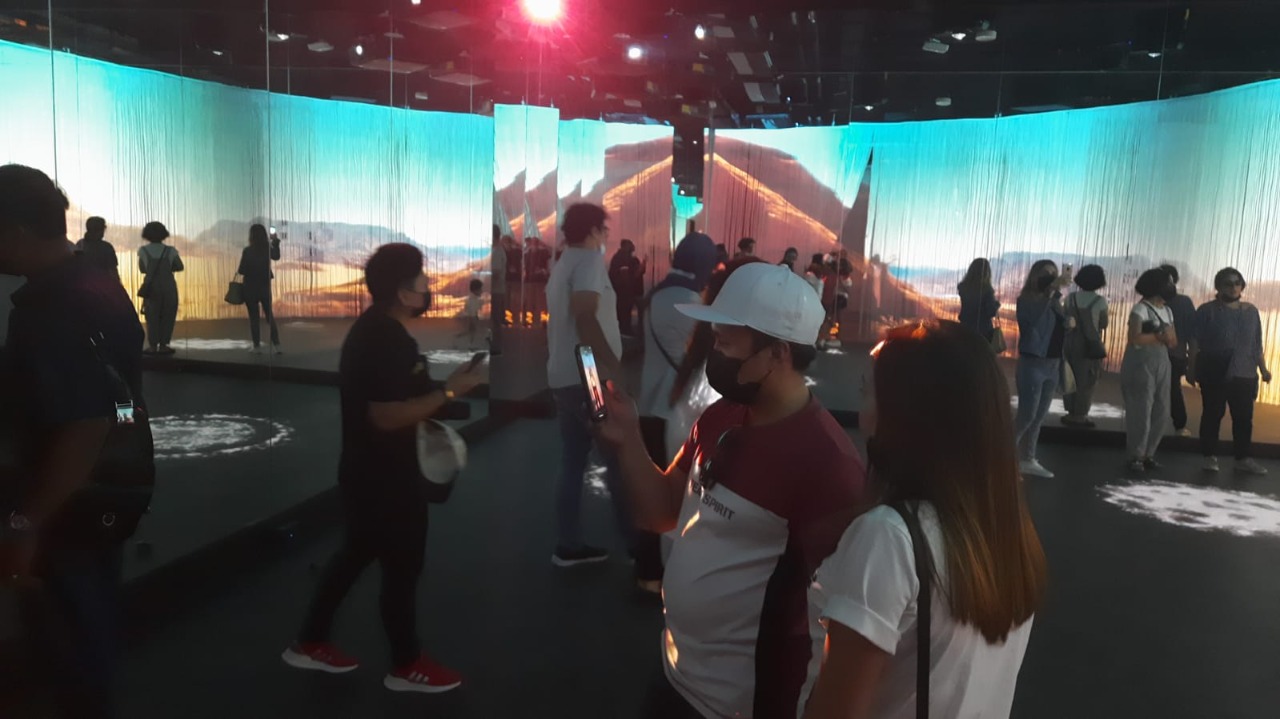 الاف الزوار في جناح المملكة الاردنية الهاشمية في أكسبو دبي 2020