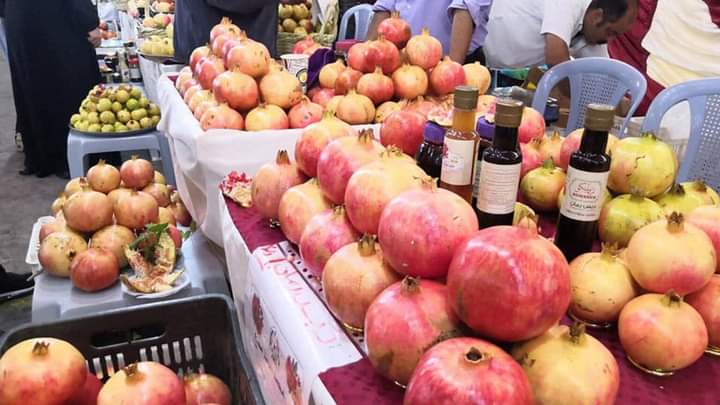400 ألف دينار حجم المبيعات بمهرجان الرمان والمنتجات الريفية