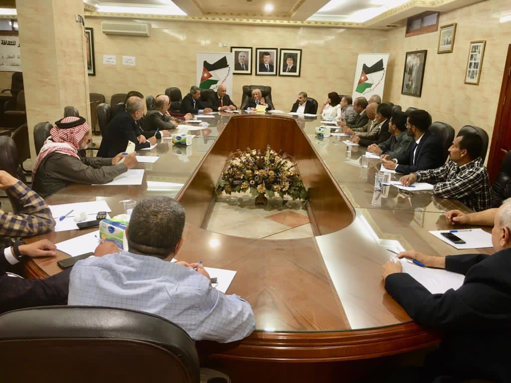 المجلس المركزي للحزب الوطني الأردني ينتخب رئيسه والمصادقة على تعيين مساعدي الأمين العام