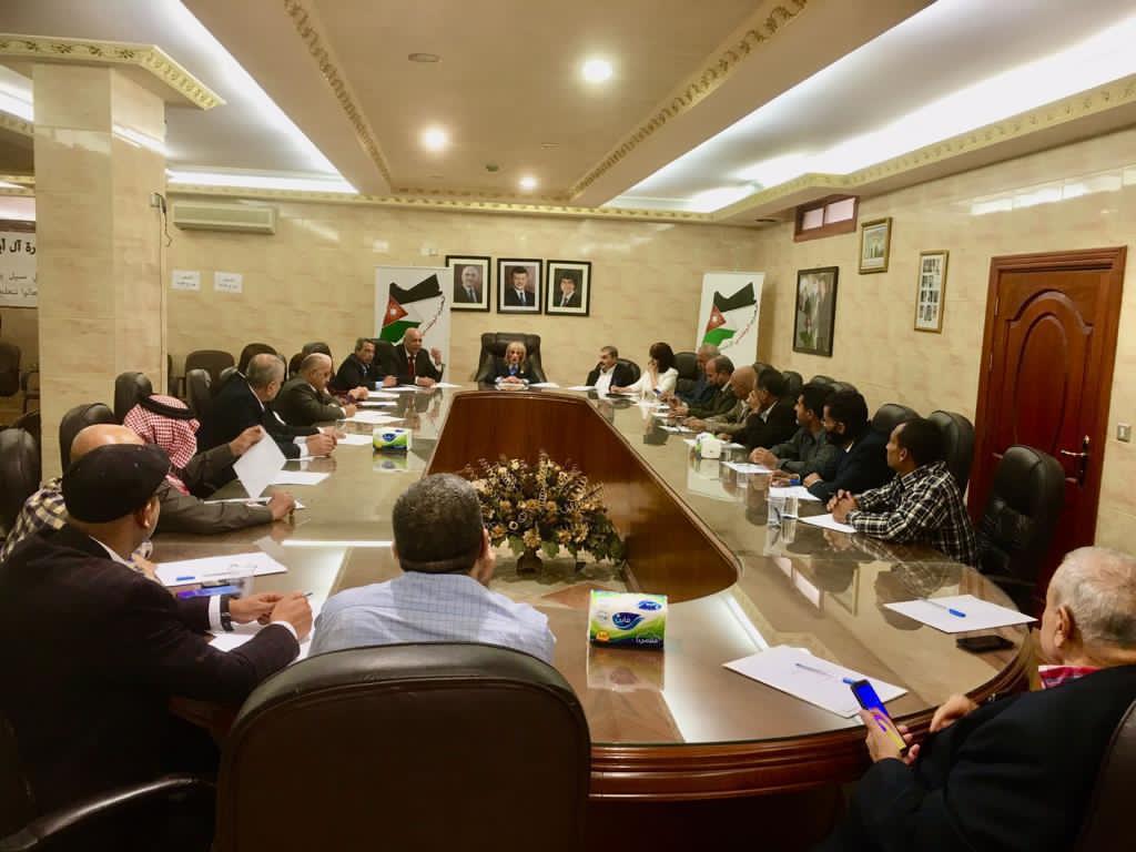 المجلس المركزي للحزب الوطني الأردني ينتخب رئيسه والمصادقة على تعيين مساعدي الأمين العام