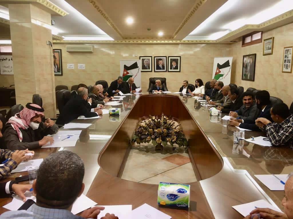 المجلس المركزي للحزب الوطني الأردني ينتخب رئيسه والمصادقة على تعيين مساعدي الأمين العام