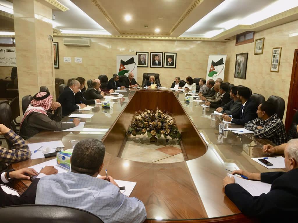 المجلس المركزي للحزب الوطني الأردني ينتخب رئيسه والمصادقة على تعيين مساعدي الأمين العام