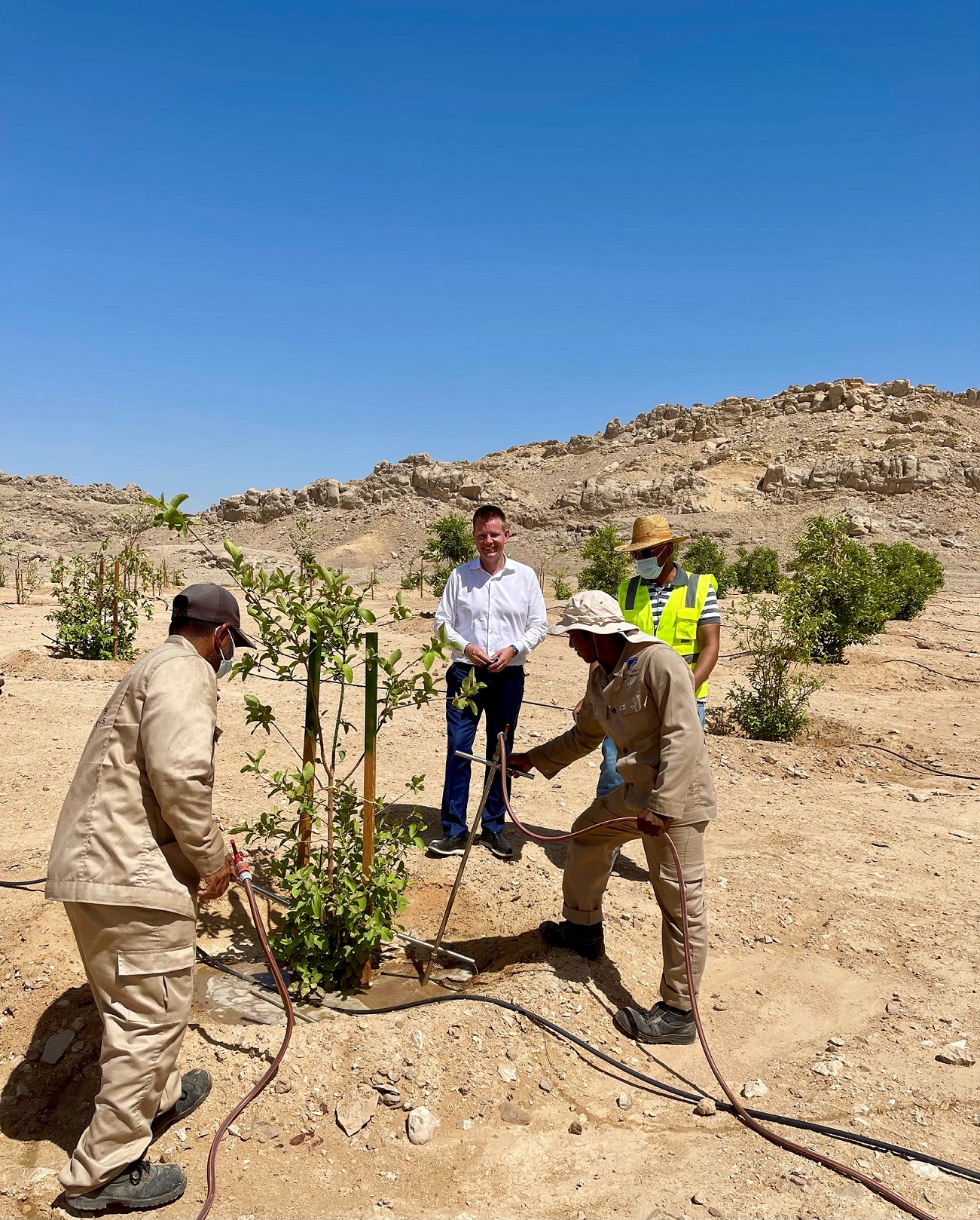 دیزرت كونترول والموارد القاضة للاستثمار تمدّدان اتفاقیة التعاون وتعدّان لشراكةٍ استراتیجیة  بینھما
