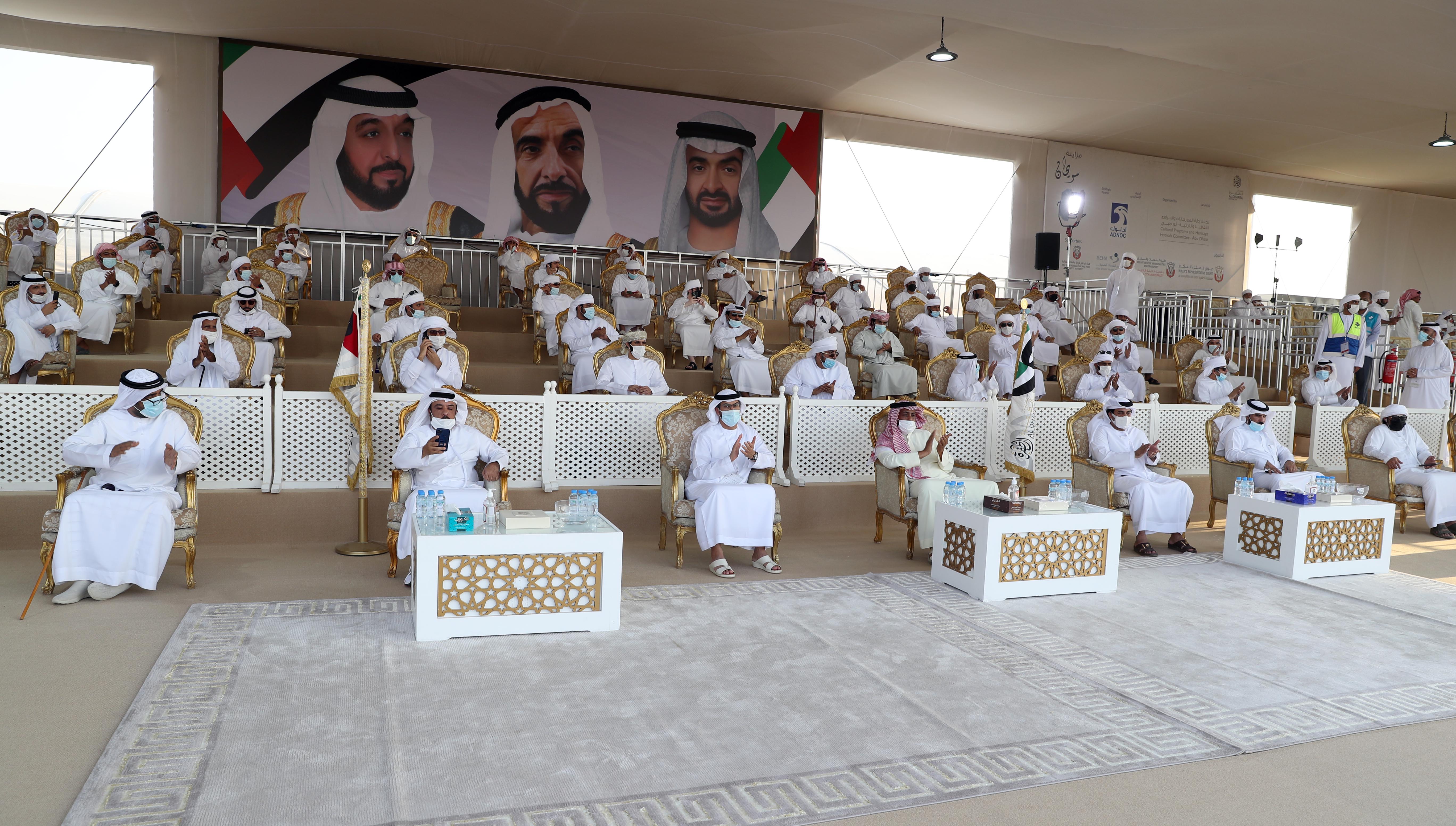 مزاينة سويحان تتوج الفائزين بأشواط اللقايا للمحليات والمجاهيم والمهجنات الأصايل