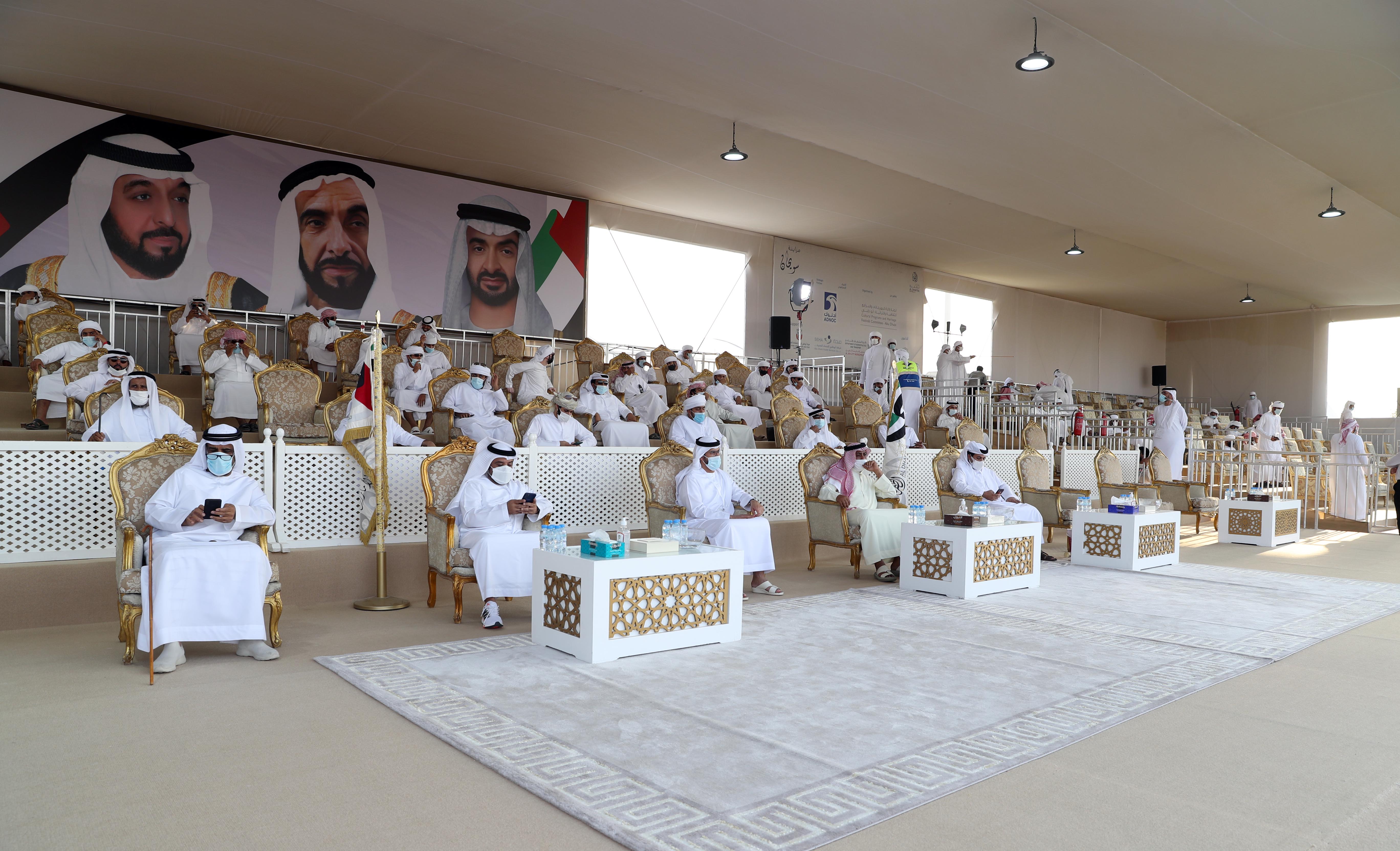 مزاينة سويحان تتوج الفائزين بأشواط اللقايا للمحليات والمجاهيم والمهجنات الأصايل