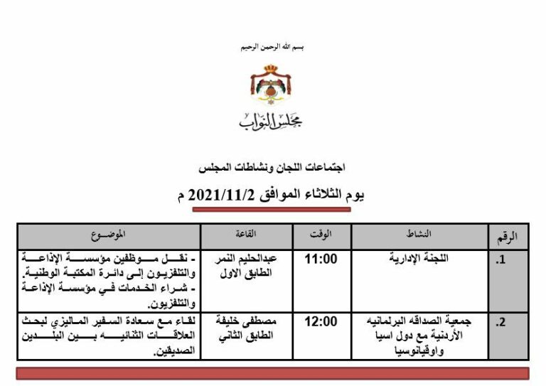 “شراء الخدمات” على طاولة إدارية النواب اليوم