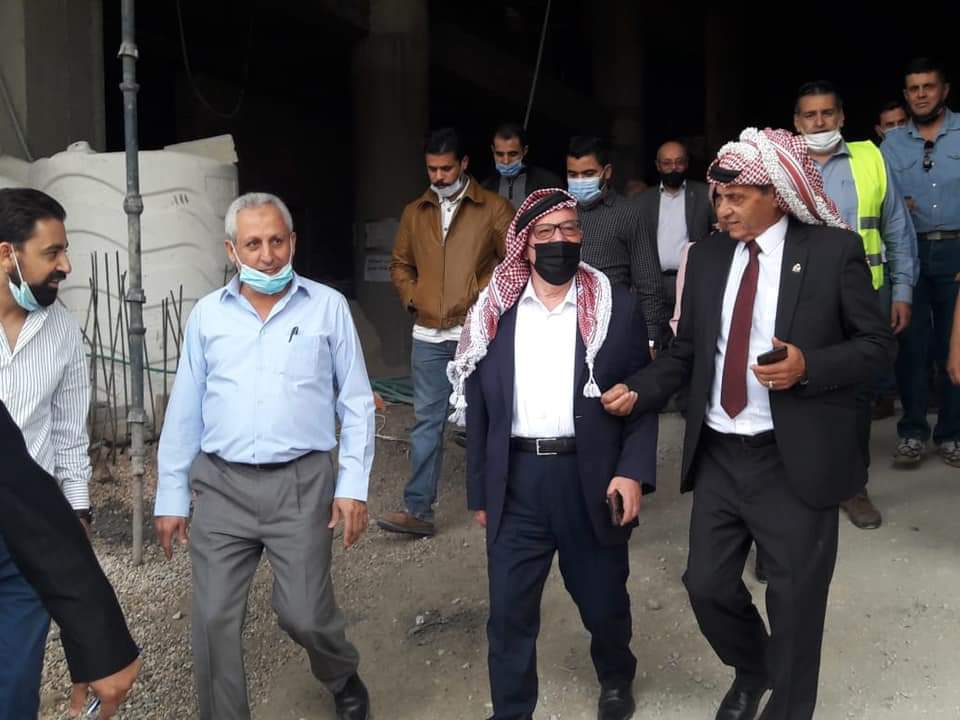 وزير الاشغال العامة والاسكان يتفقد عددا من المشاريع في جرش  