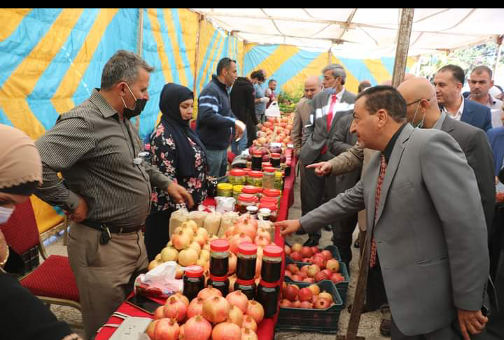 كلية الحصن الجامعية تنظم مهرجان الرمان في رحاب الكلية