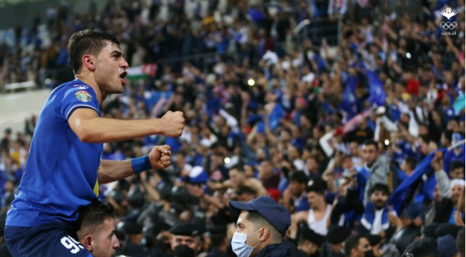 صور من تتويج نادي الرمثا بلقب الدوري