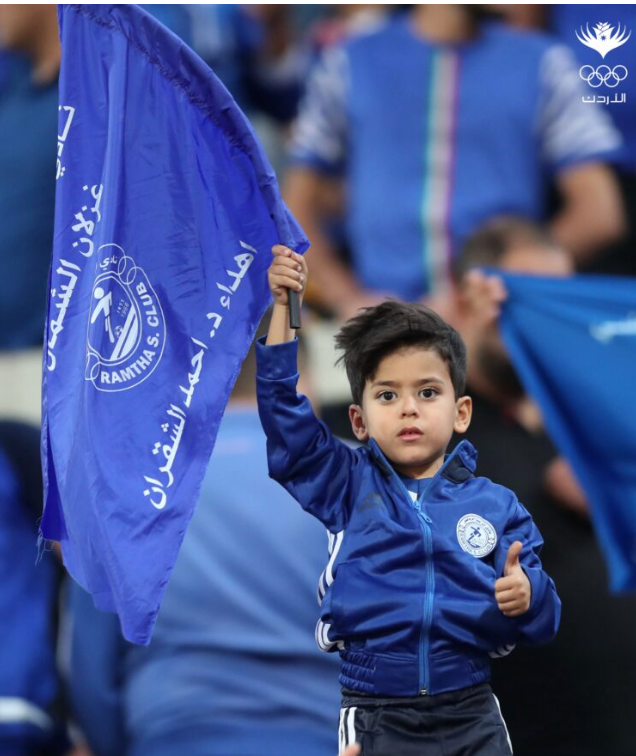 صور من تتويج نادي الرمثا بلقب الدوري