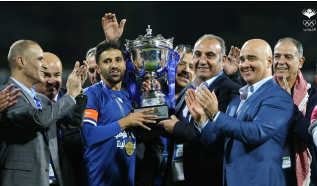 صور من تتويج نادي الرمثا بلقب الدوري