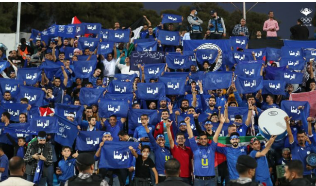 صور من تتويج نادي الرمثا بلقب الدوري