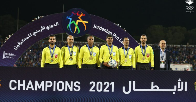 صور من تتويج نادي الرمثا بلقب الدوري