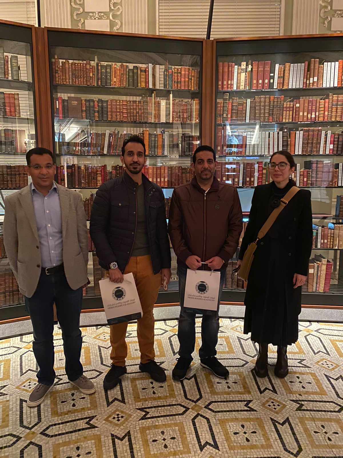 الرئیس التنفیذي لـتریندز والوفد المرافق یزور  مؤسسات إعلامیة وأكادیمیة 