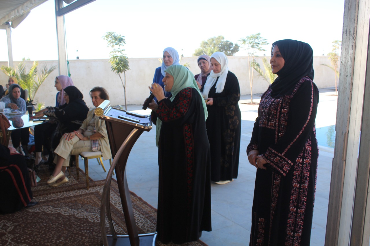 رئيسة الاتحاد النسائي الأردني العام تقيم مأدبة غداء لأعضاء الهيئة العامة بحضور النائب غازي السرحان 