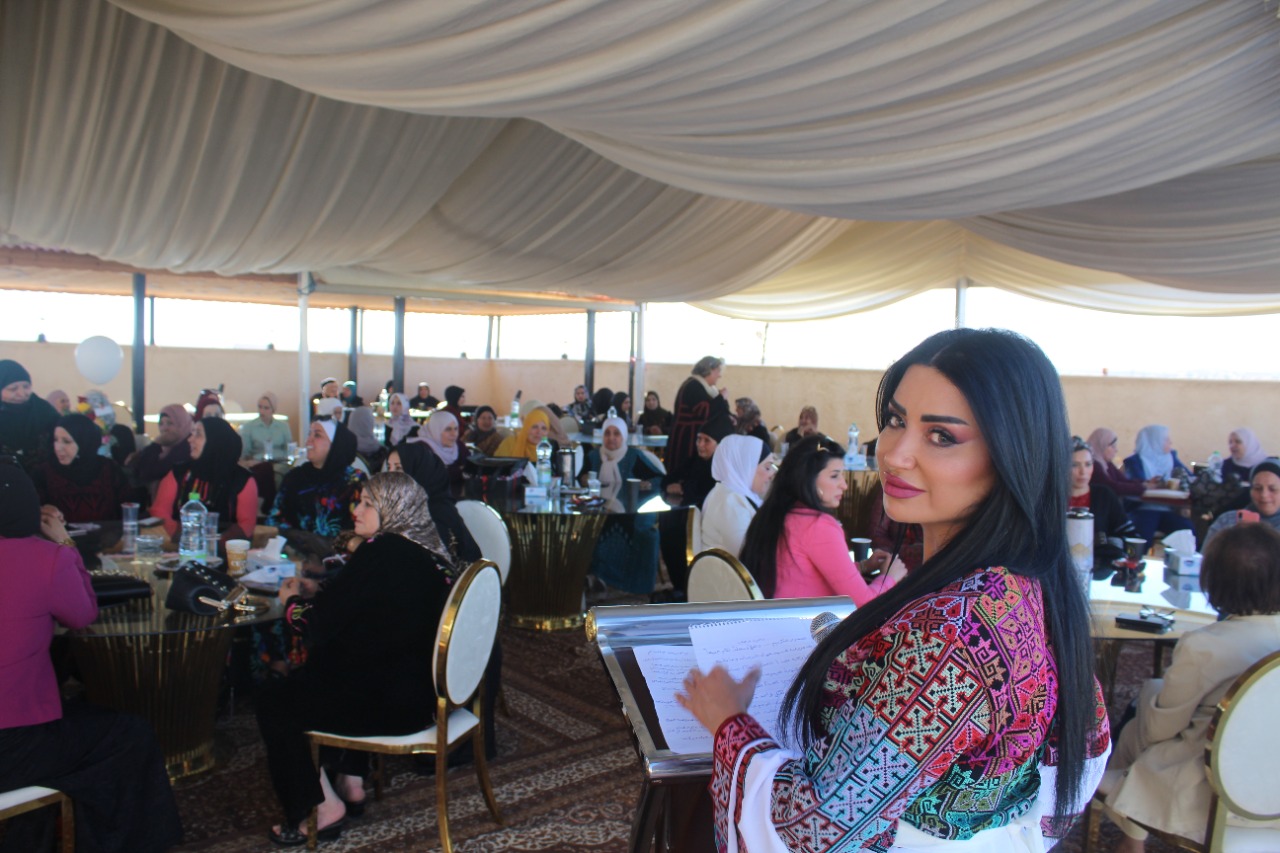 رئيسة الاتحاد النسائي الأردني العام تقيم مأدبة غداء لأعضاء الهيئة العامة بحضور النائب غازي السرحان 