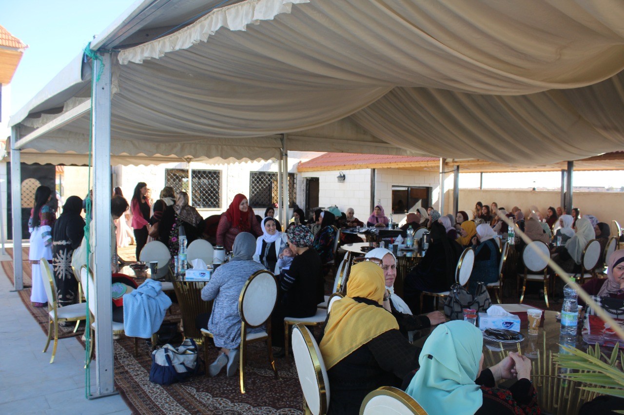 رئيسة الاتحاد النسائي الأردني العام تقيم مأدبة غداء لأعضاء الهيئة العامة بحضور النائب غازي السرحان 