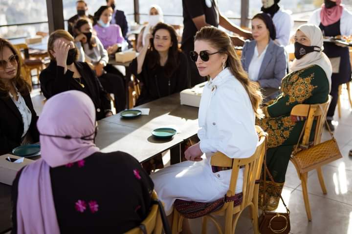 الملكة رانيا تزور دار نعمة في جبل القلعة