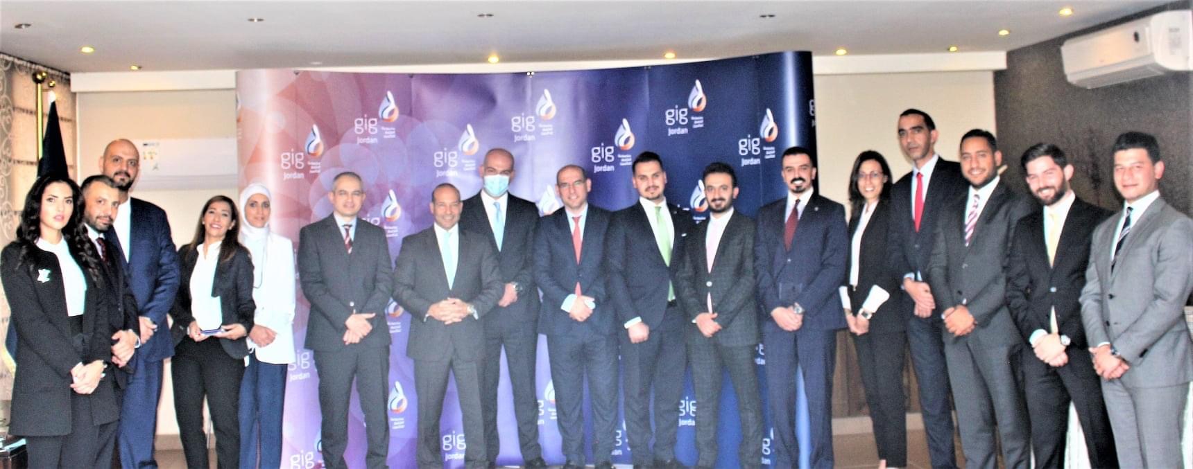 شركة gig-Jordan  تكرم موظفي المبيعات للربع الثالث من عام 2021 