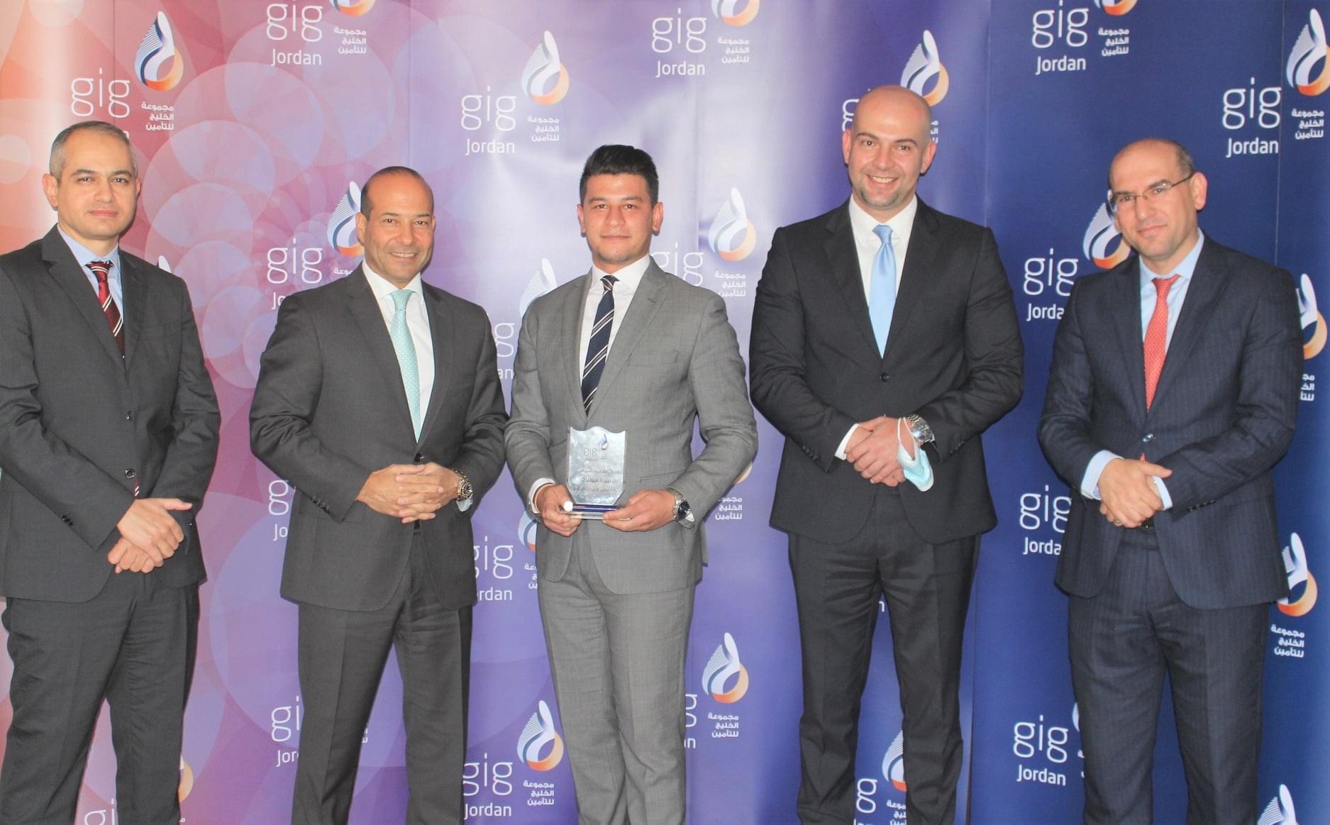 شركة gig-Jordan  تكرم موظفي المبيعات للربع الثالث من عام 2021 