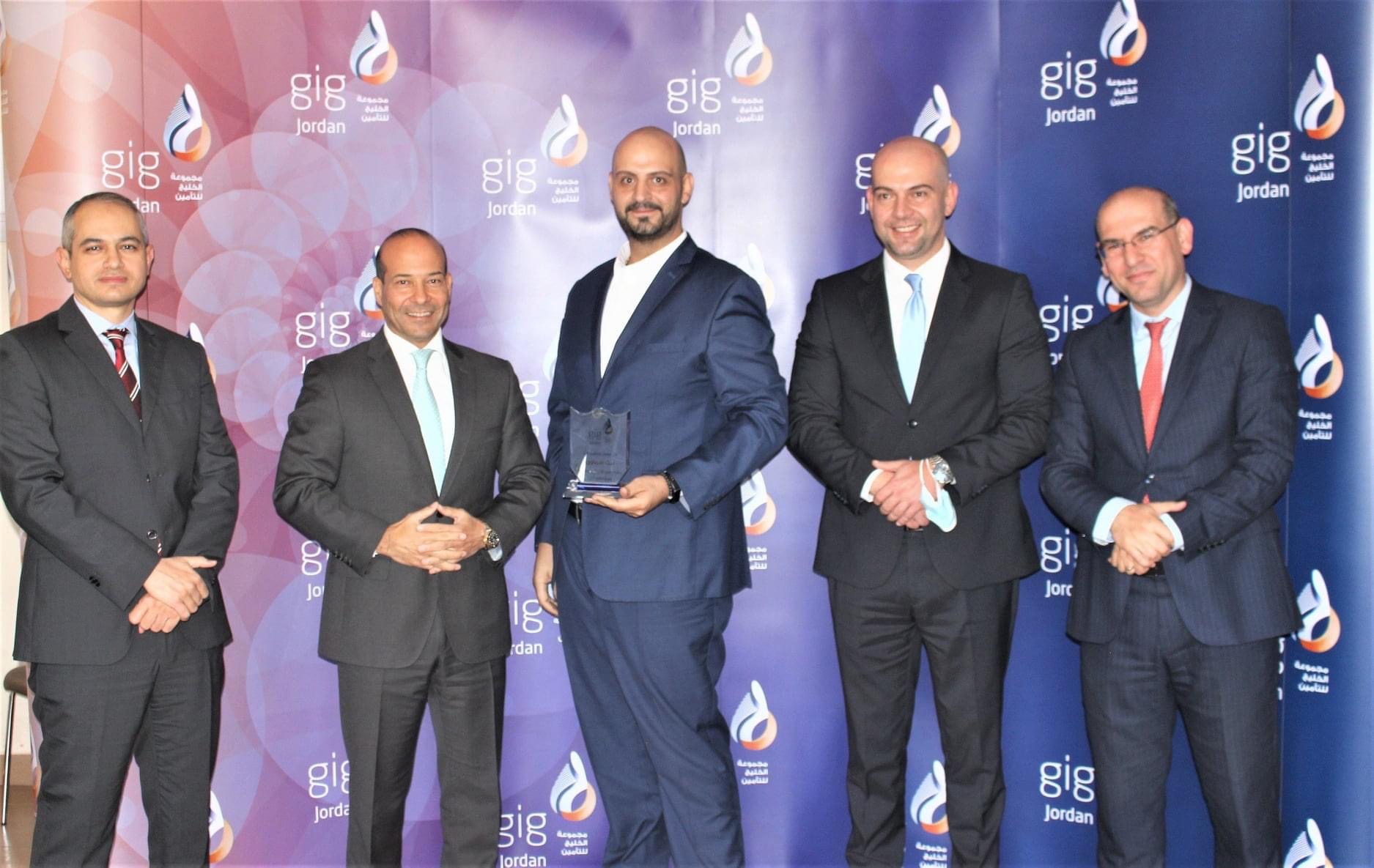 شركة gig-Jordan  تكرم موظفي المبيعات للربع الثالث من عام 2021 