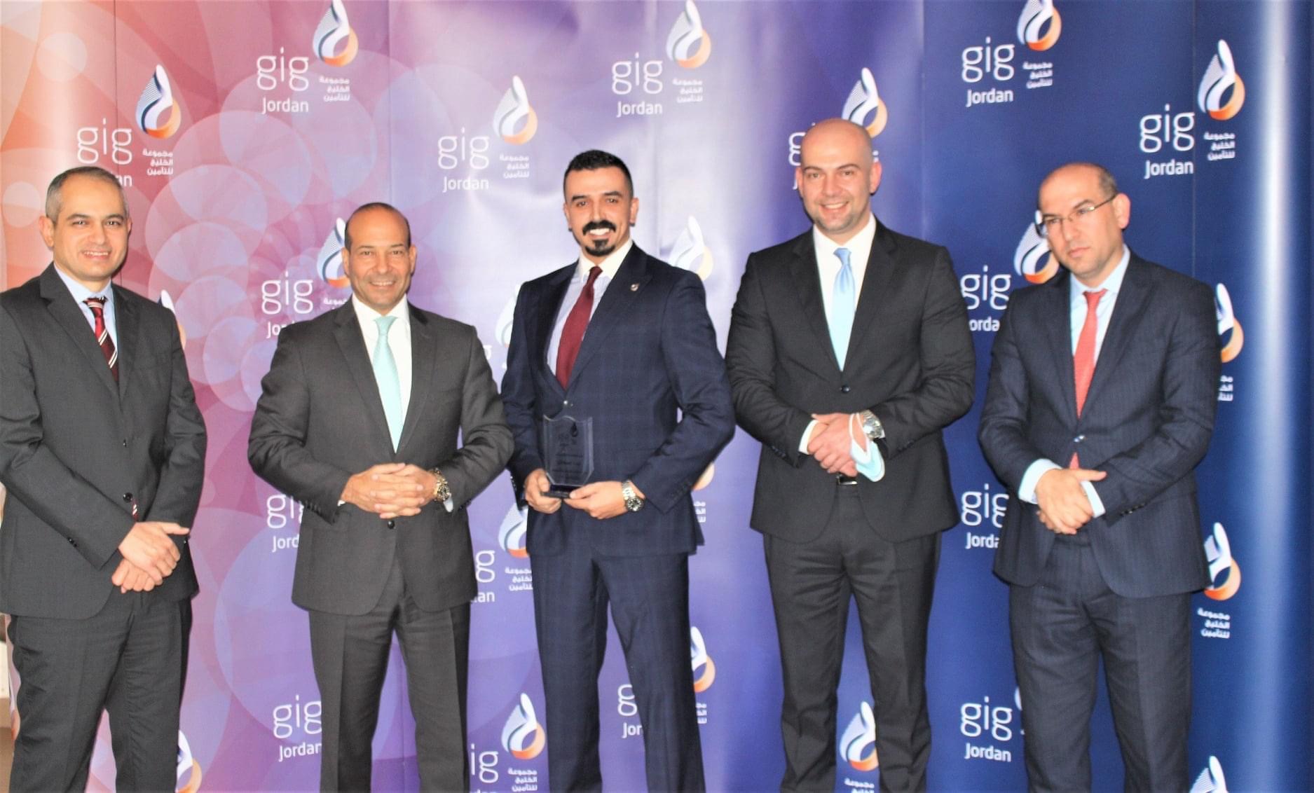 شركة gig-Jordan  تكرم موظفي المبيعات للربع الثالث من عام 2021 
