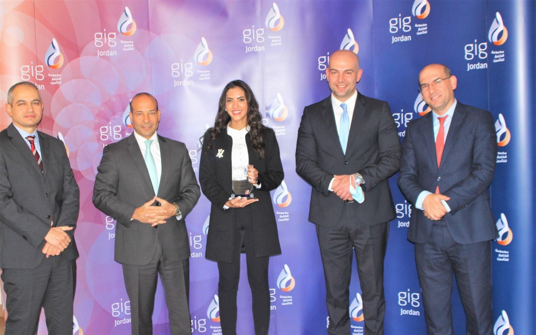 شركة gig-Jordan  تكرم موظفي المبيعات للربع الثالث من عام 2021 