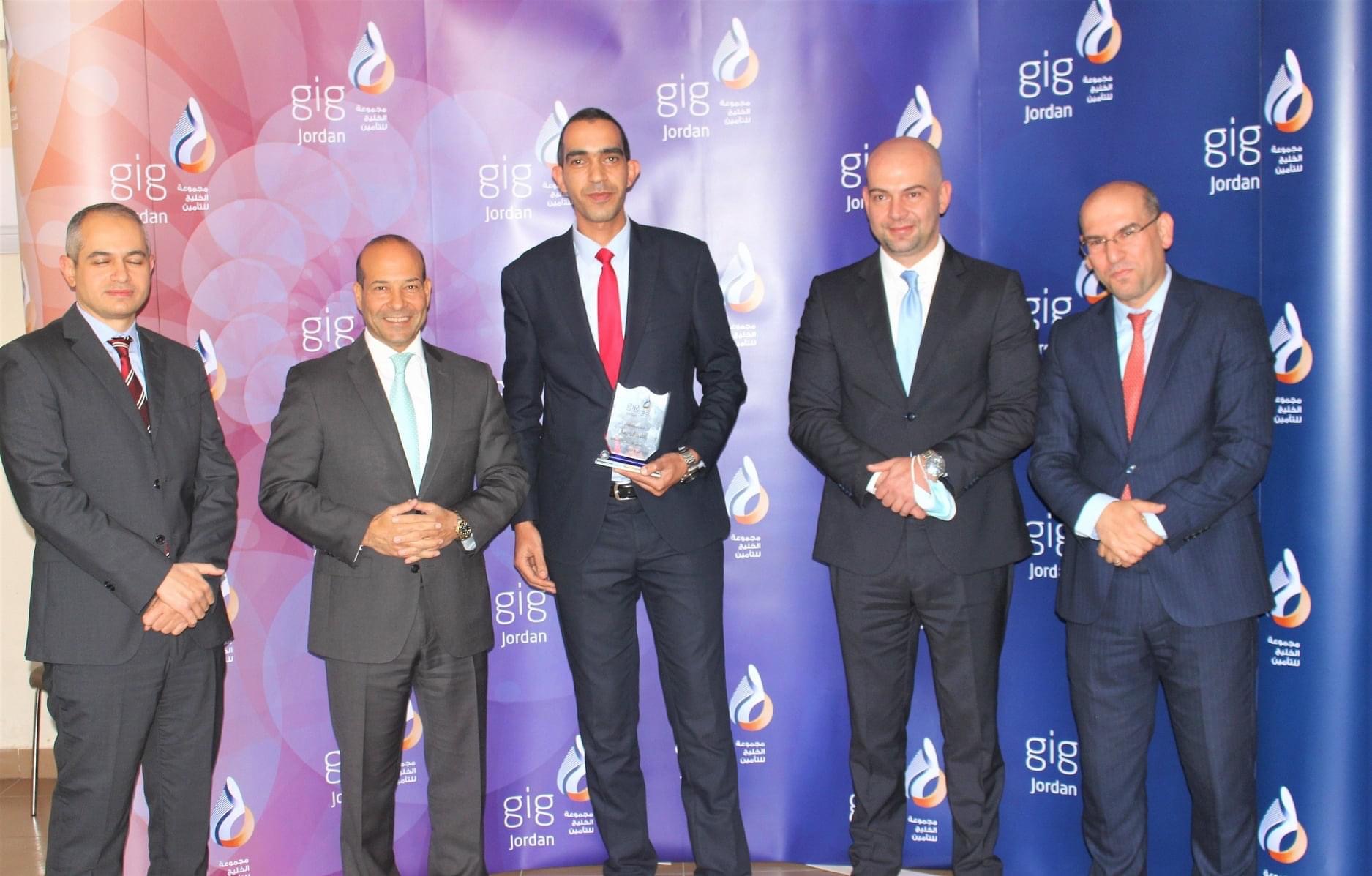 شركة gig-Jordan  تكرم موظفي المبيعات للربع الثالث من عام 2021 