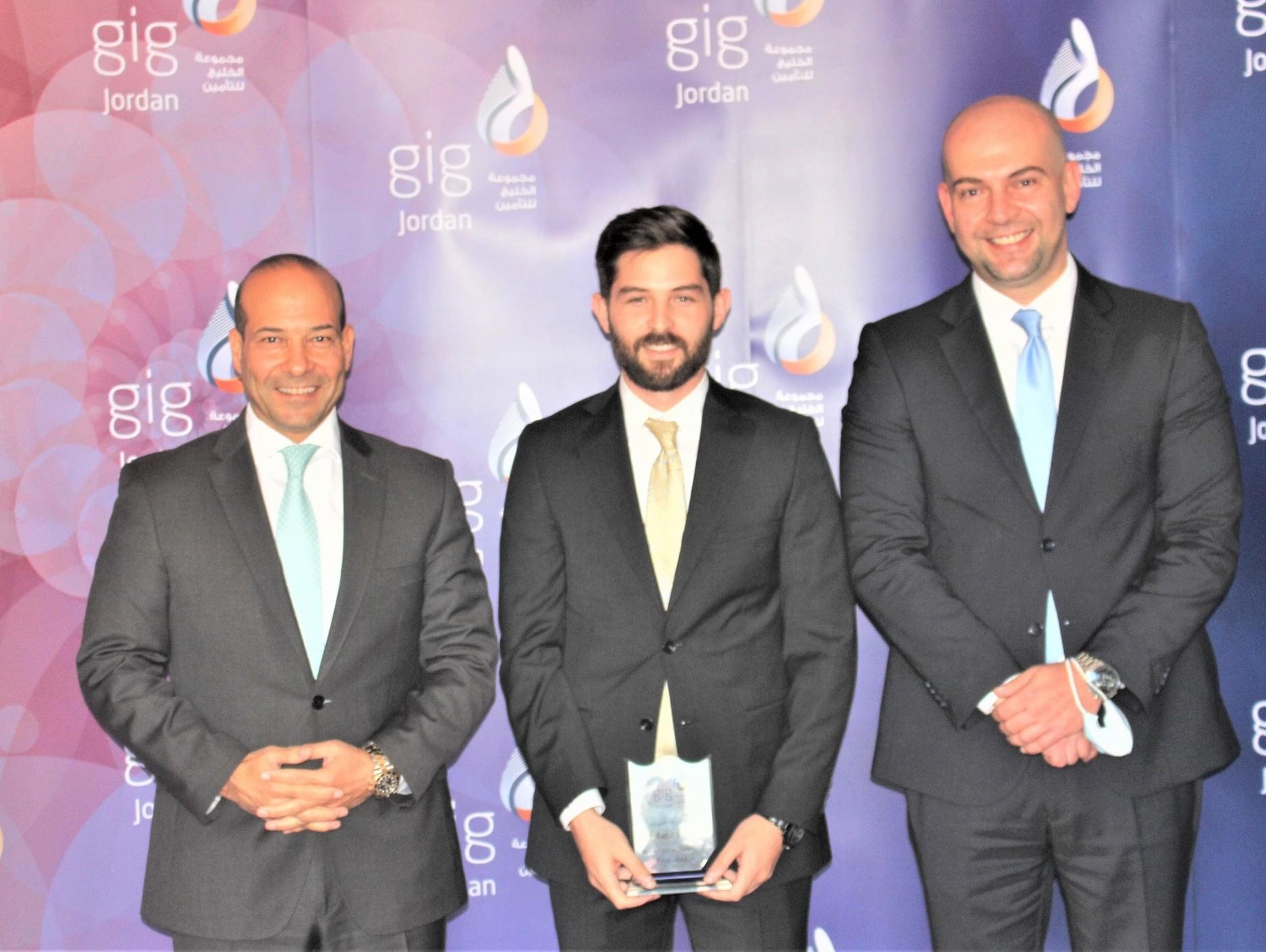 شركة gig-Jordan  تكرم موظفي المبيعات للربع الثالث من عام 2021 