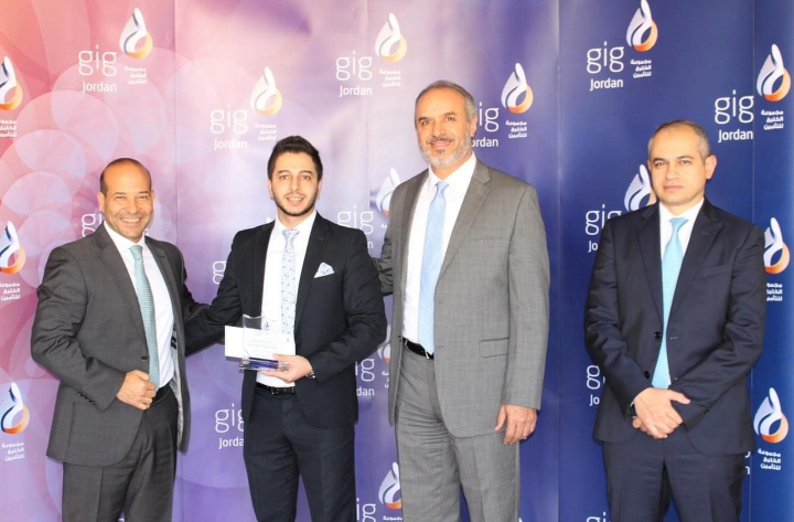 مجموعة الخليج للتأمين-الأردن تكرم موظفي التأمين المصرفي في البنك الأردني الكويتي