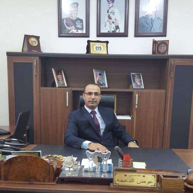 المحامي عمر الدواهده يهنئ قاضي امن الدولة عوض الدعجة بمناسبة ترفيعه لرتبة مقدم