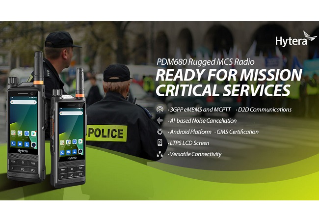 ھیتیرا تطلق بیھ دي إم 680 ،جھاز الرادیو اللاسلكي لخدمات المھام الحرجة 