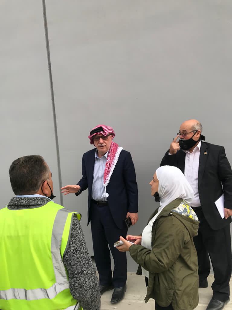 وزير الاشغال يتفقد سير العمل في مشاريع في عمان والزرقاء