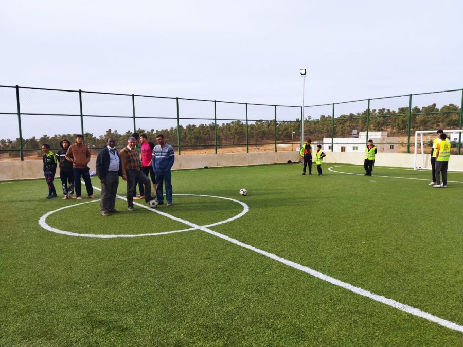 مركز شباب الدجنية يقيم بطولة خماسي كرة القدم بمناسبة مئوية الدولة الأردنية .. صور