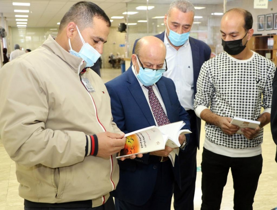 انطلاق فعاليّات مهرجان القراءة للجميع مكتبة الأسرة الأردنية 2021  في مستشفى الجامعة الأردنية