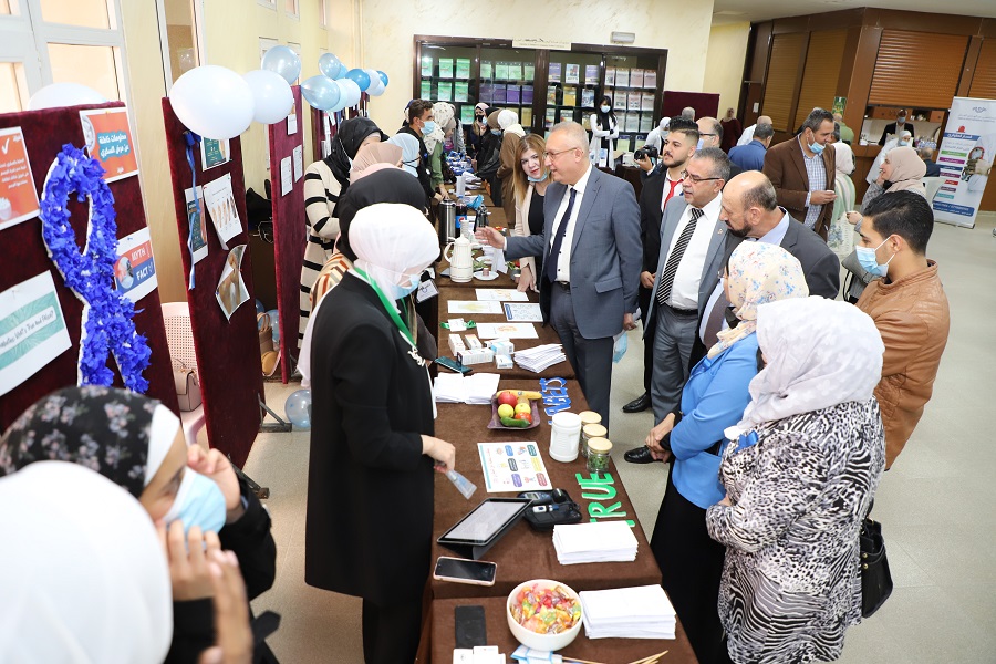مساد يفتتح اليوم التوعوي لمرض السكري في صيدلة اليرموك