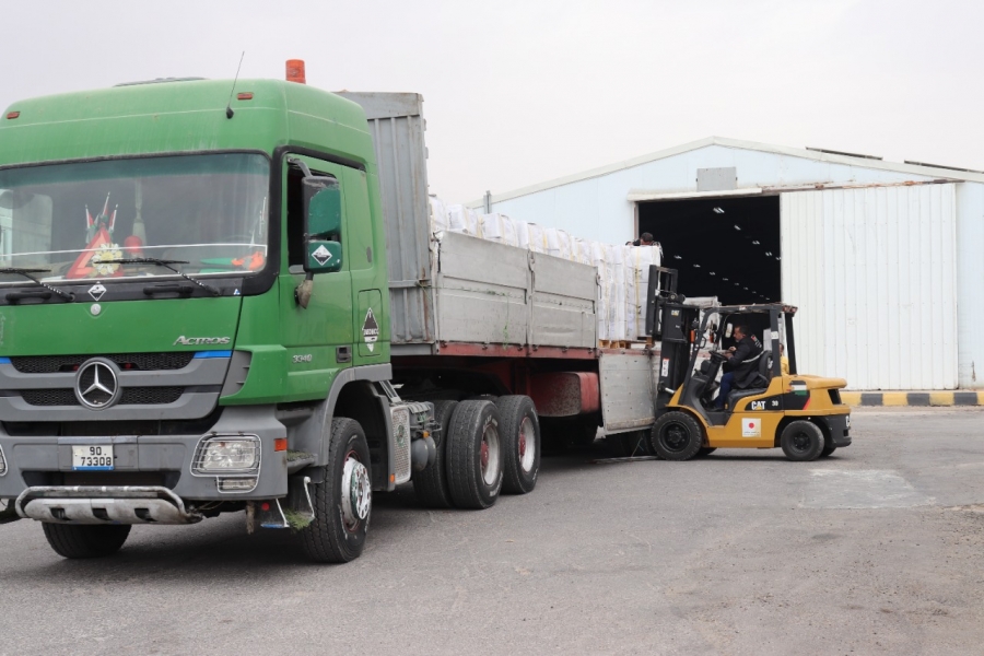 الخيرية الهاشمية تسير قافلة مساعدات جديدة الى غزة