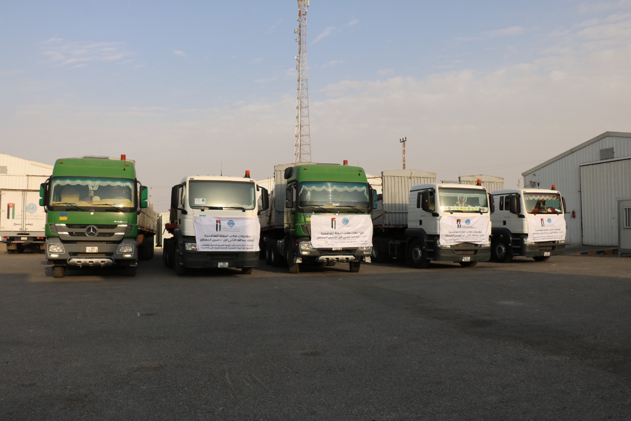 الخيرية الهاشمية تسير قافلة مساعدات جديدة الى غزة
