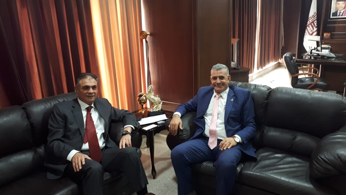 رئيس جامعة البلقاء التطبيقية يلتقي المدير العام للمكتبة الوطنية