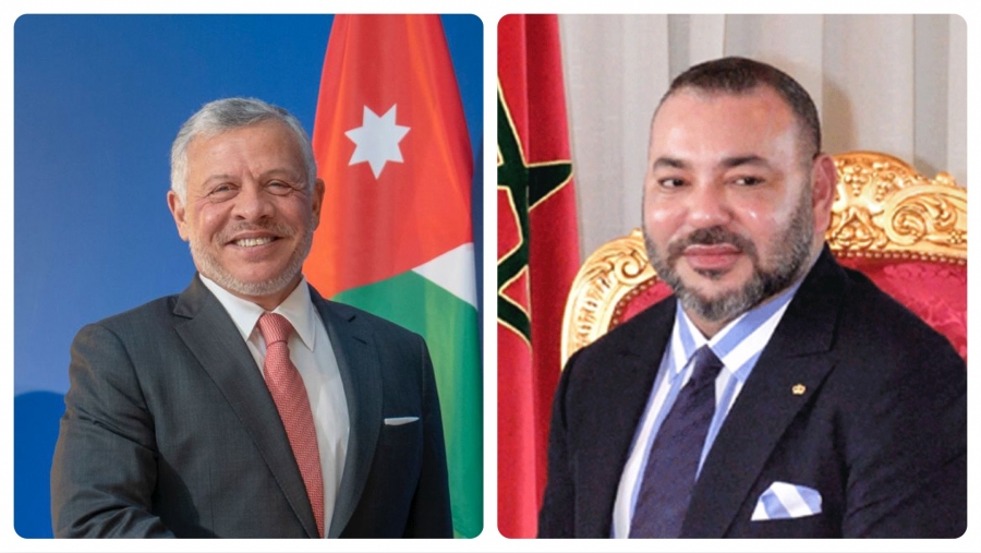 الملك يهنئ العاهل المغربي  بذكرى استقلال بلاده