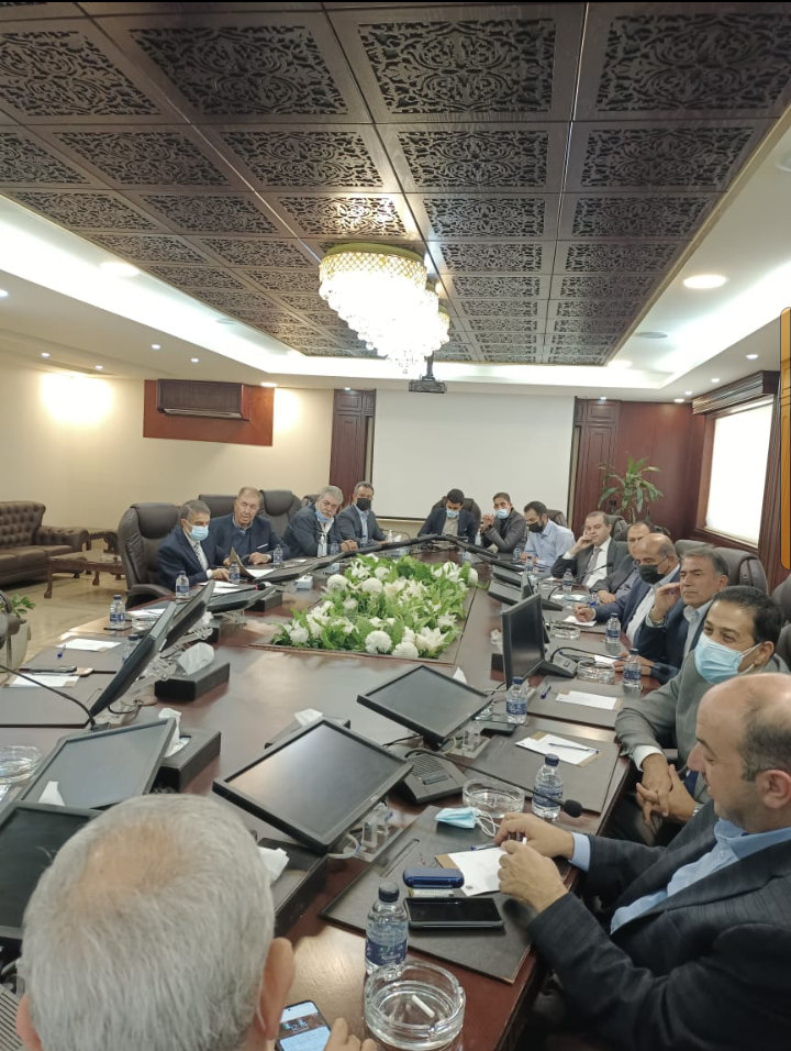 الرحاحله : يلتقي رئيس وأعضاء غرفة صناعة الأردن وغرف صناعة عمان
