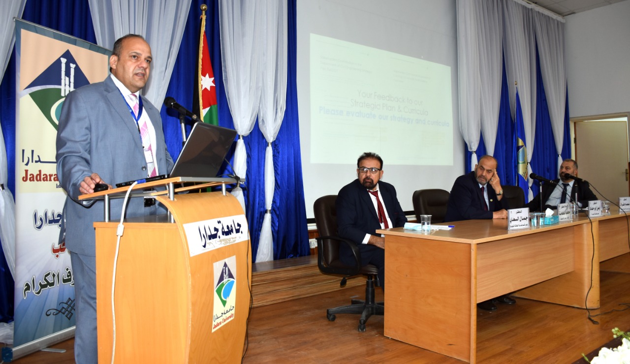 الطعامنة يرعى اللقاء الهندسي الأول مع الشركاء المعنيين في نتاجات برامج كلية الهندسة في جدارا