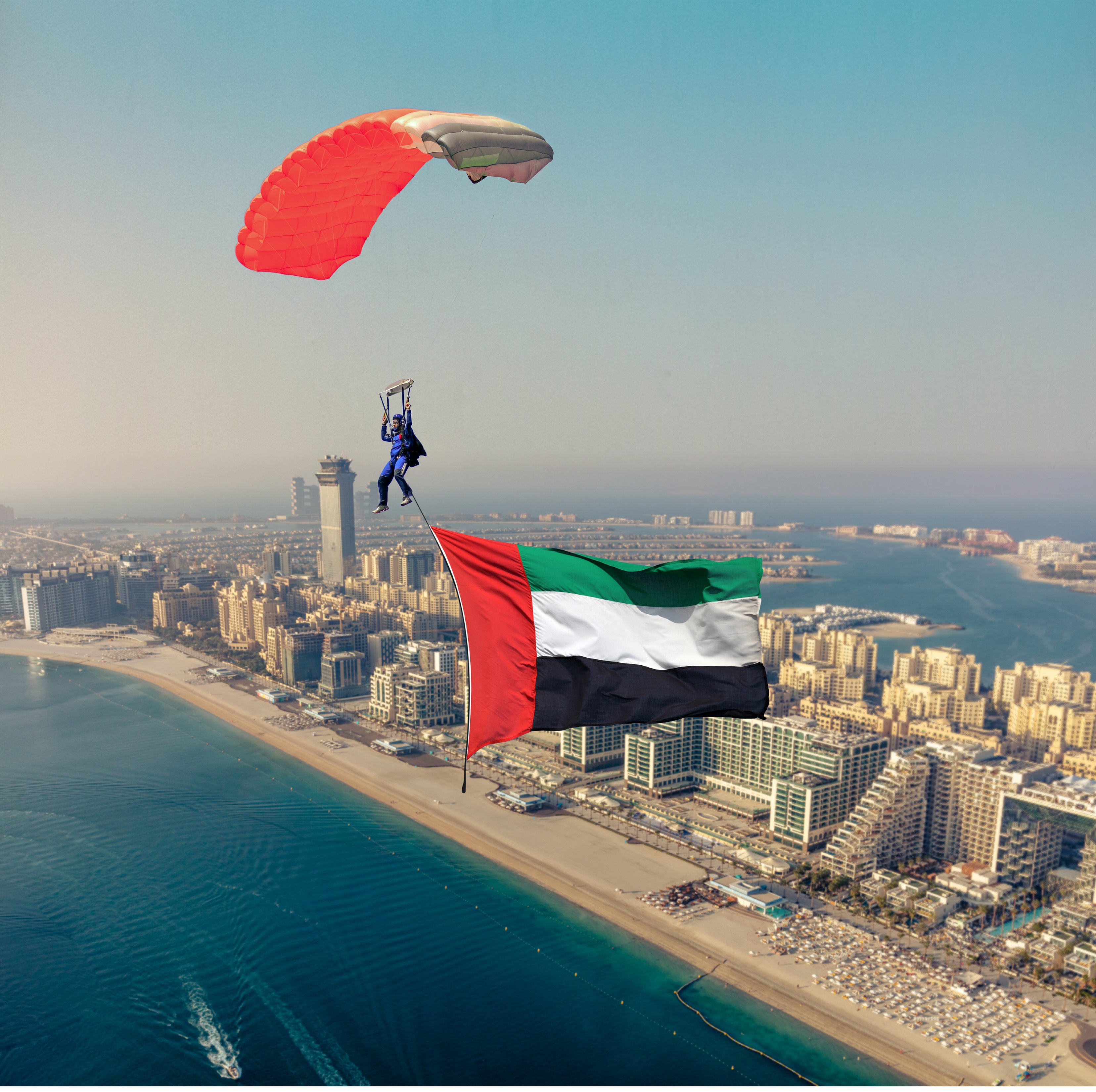احتفل باليوم الوطني الخمسين لدولة الإمارات العربية المتحدة مع نخيل
