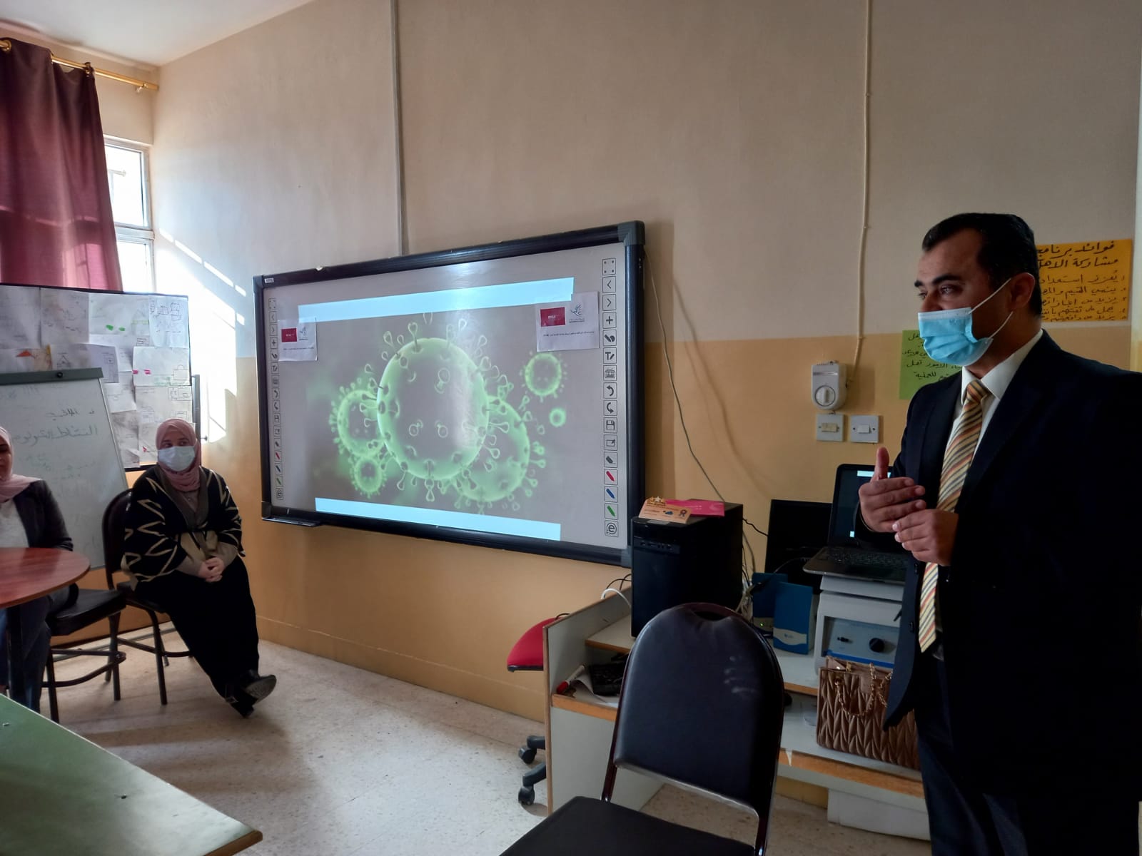 العلوم الطبية المخبرية بجامعة جدارا تقيم ورشة طبية توعوية بمدارس محافظة المفرق 