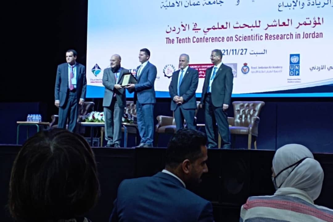 جدارا تشارك في المؤتمر العاشر للبحث العلمي في الأردن في جامعة عمان الأهلية 